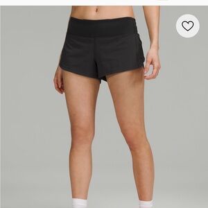 Speed up Women's black lululemon shorts